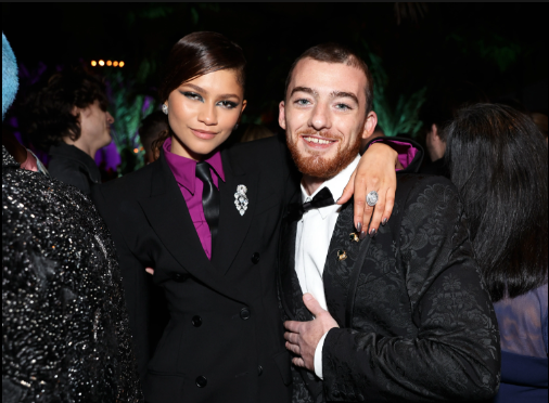 Angus Cloud, right, with Euphoria co-star Zendaya. Image courtesy of Deadline.