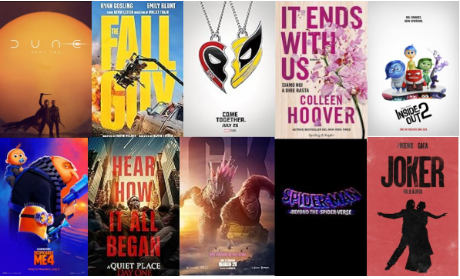 Exciting upcoming movies students are looking forward to in 2024