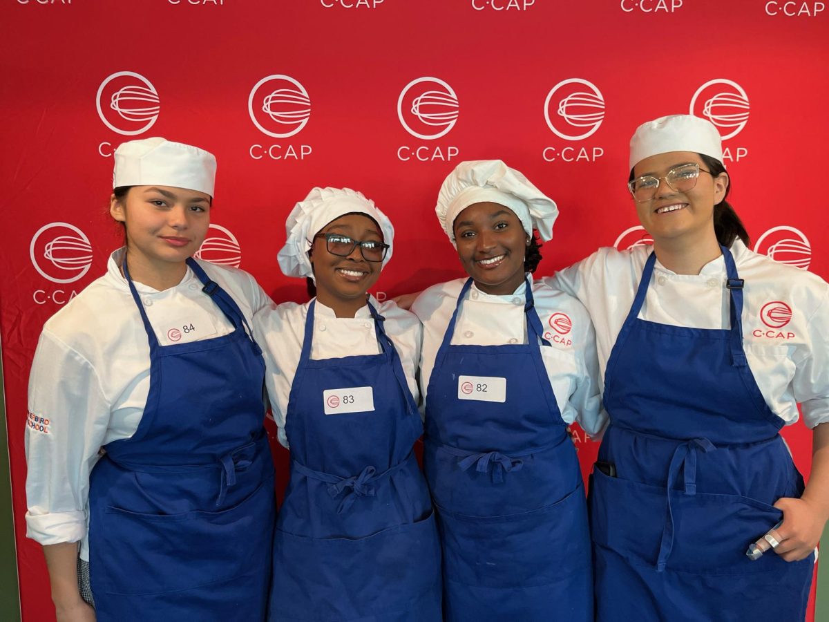 Pictured left to right: Iryanna Richards, Eboni Moore, Bron Golston, Diana Olvera
