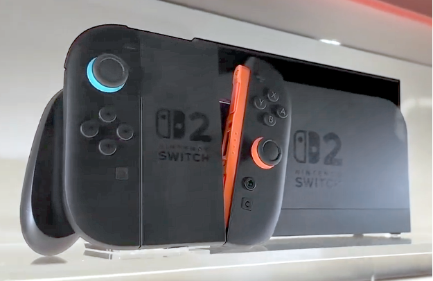 "I ACTUALLY Played The Nintendo Switch 2 (Hands On Preview) videoplayback-00.00.39.085 (cropped)" by PhillyBeatzU is licensed under CC BY 3.0. To view a copy of this license, visit https://creativecommons.org/licenses/by/3.0/?ref=openverse.

