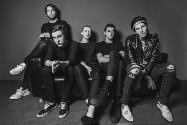The Neighbourhood band posing together, courtesy of oaklandpostonline.com
